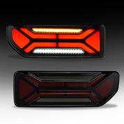 Oksiwa Full Tail Lights for 2019-2024 Suzuki Jimny with Start Up Sequence,Dynamic Turn Signal,Unique Appearance Design, Reverse Brake Tail Lamp Rear Lights Assembly
