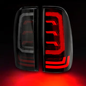 OKSIWA Sequential Full Led Tail Lights for Ford F250 F350 F450 2008-2016 Starting Animated, Dynamic Turn Signal,Brake Light,Reverse Light Smoked Rear Light Assembly
