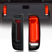Oksiwa Full LED Tail Lights for Chevrolet Colorado 2015-2022 Rear Light Assembly, Running Lights,Turn Signals, Brake Lights, Reverse Lights, Driver & Passenger Side - Smoked