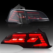 Oksiwa LED Tail Lights for 2017-2022 Tesla Model 3, Model Y with Smoked Lens