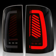 Oksiwa Tail Light Assembly Fit for 2009-2018 Dodge Ram 1500 2500 3500,Starting Animated Rear Light Assembly, Dynamic Turn Signal,Brake Light,Reverse Light Smoked