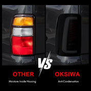 OKSIWA Sequential LED Tail Lights for 2000-2006 Chevy Suburban 1500/2500, Tahoe, GMC Yukon/Yukon XL 1500/2500, with Start-Up Animation, Dynamic Turn Signals, Brake and Reverse Lights