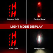 Oksiwa Tail Lights for 2016-2023 Toyota Tacoma with Smoked Lenses