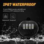 LED Fog Lights for Dodge 2002-2008 Ram 1500, 2003-2009 Ram 2500 3500 Pickup 2004-2006 Durango Upgrade and Modified 1 Pair Led Fog Lamp