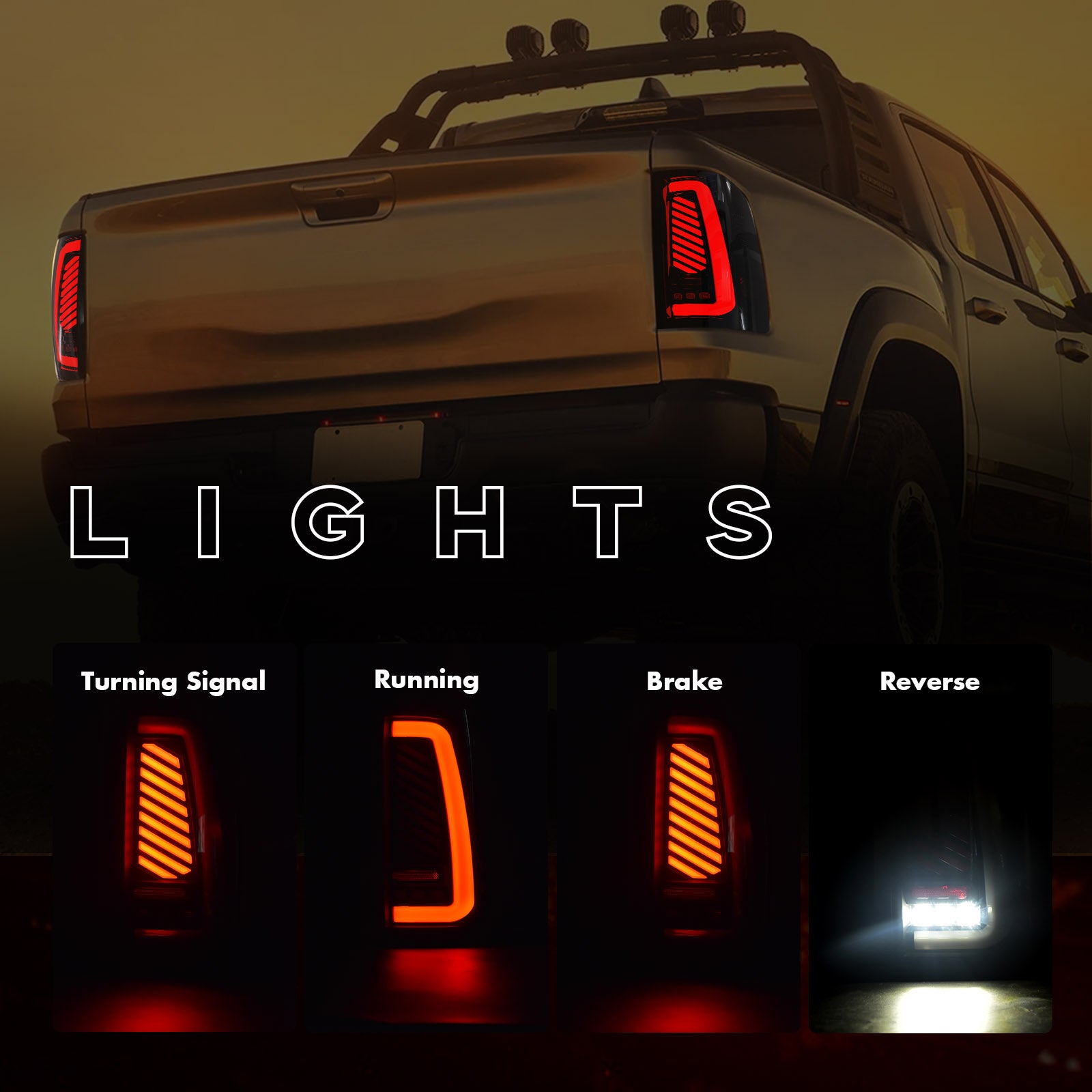Oksiwa Tail Light Assembly Fit for 2009-2018 Dodge Ram 1500 2500 3500,Starting Animated Rear Light Assembly, Dynamic Turn Signal,Brake Light,Reverse Light Smoked
