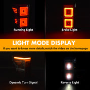 Oksiwa Full LED Tail Lights for 2015-2020 Ford F150, Unique Shaped Attractive Design Tail Lamp, Turn Signal Reverse Brake Rear Lights Assembly