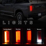 OKSIWA Sequential Led Tail Lights For 2007-2013 Toyota Tundra Starting Animated Rear Lights Assembly