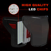 OKSIWA Sequential Led Tail Lights For 2007-2013 Toyota Tundra Starting Animated Rear Lights Assembly