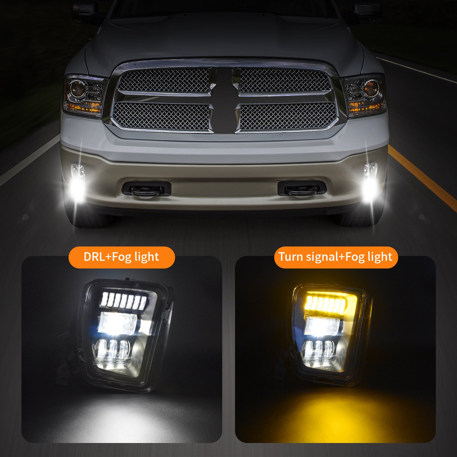 2016 Dodge Ram 1500 fog lights