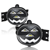 OKSIWA Led Fog Lights with DRL&Turn signal for 2002-2008 Dodge Ram 1500,2003-2009 Ram 2500 3500 Pickup Truck,2004 2005 2006 Durango Upgraded and Modified Fog Lamps 1 Pair