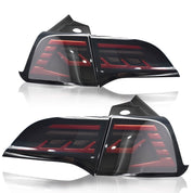 Oksiwa LED Tail Lights for 2017-2022 Tesla Model 3, Model Y with Smoked Lens