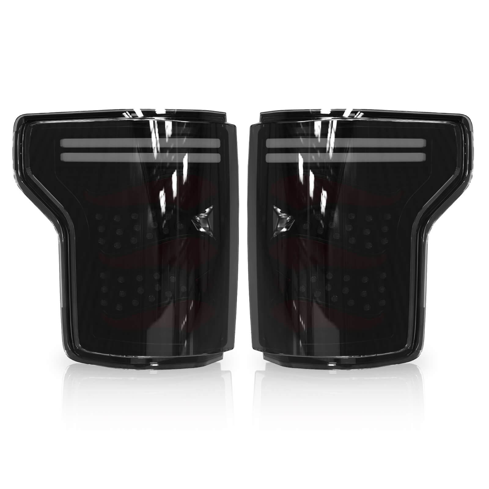 Oksiwa LED Tail Light for 2015-2020 Ford F150 with Smoked Lens (1 pair)