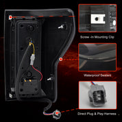 OKSIWA Sequential Led Tail Lights For 2007-2013 Toyota Tundra Starting Animated Rear Lights Assembly