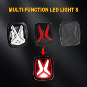 Oksiwa LED Tail Lights for Jeep Wrangler CJ YJ TJ (1 pair)