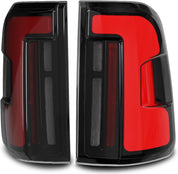 OKSIWA Sequential Full Led tail lights for 2019-2024 Dodge Ram 1500 (without Bilnd Spot) Starting Animated Rear Light Assembly, Dynamic Turn Signal,Brake,Reverse Smoked Not applicable to classic