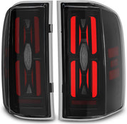 OKSIWA Sequential LED Tail Lights Assemble Fits for 2007-2013 Chevy Silverado 1500& 2007-2014 Chevy Silverado 2500HD/3500HD With Start-Up Animation, Dynamic Turn Signals, Brake Light,Reverse Light-Smoked