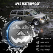 OKSIWA Led Fog Lights with DRL&Turn signal for 2002-2008 Dodge Ram 1500,2003-2009 Ram 2500 3500 Pickup Truck,2004 2005 2006 Durango Upgraded and Modified Fog Lamps 1 Pair