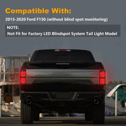 Oksiwa Full LED Tail Lights for 2015-2020 Ford F150, Unique Shaped Attractive Design Tail Lamp, Turn Signal Reverse Brake Rear Lights Assembly