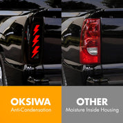 OKSIWA Sequential LED Tail Light for 2003 2004 2005 2006 Chevy Silverado,with Start-up Animation,Dynamic Turn Signal,Lightning Shaped Design Rear Lights,Brake Reverse, Smoked Lens