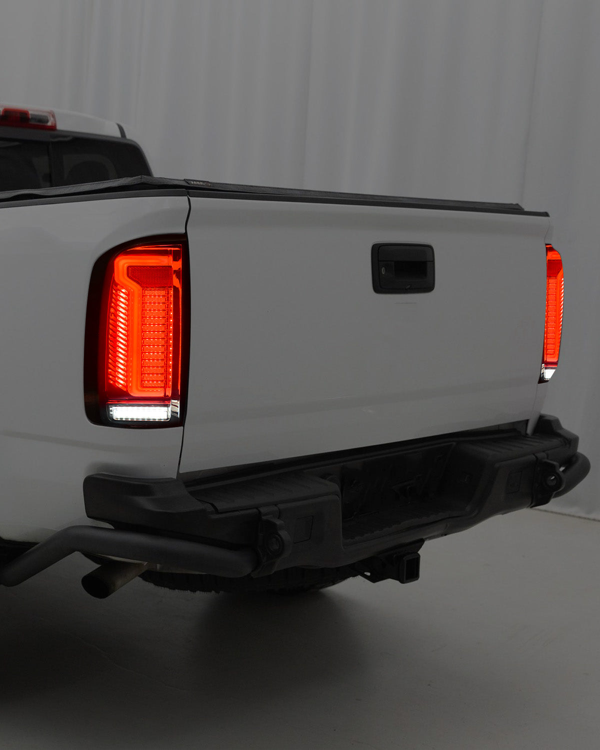 Oksiwa Full LED Tail Lights for Chevrolet Colorado 2015-2022 Rear Light Assembly, Running Lights,Turn Signals, Brake Lights, Reverse Lights, Driver & Passenger Side - Smoked