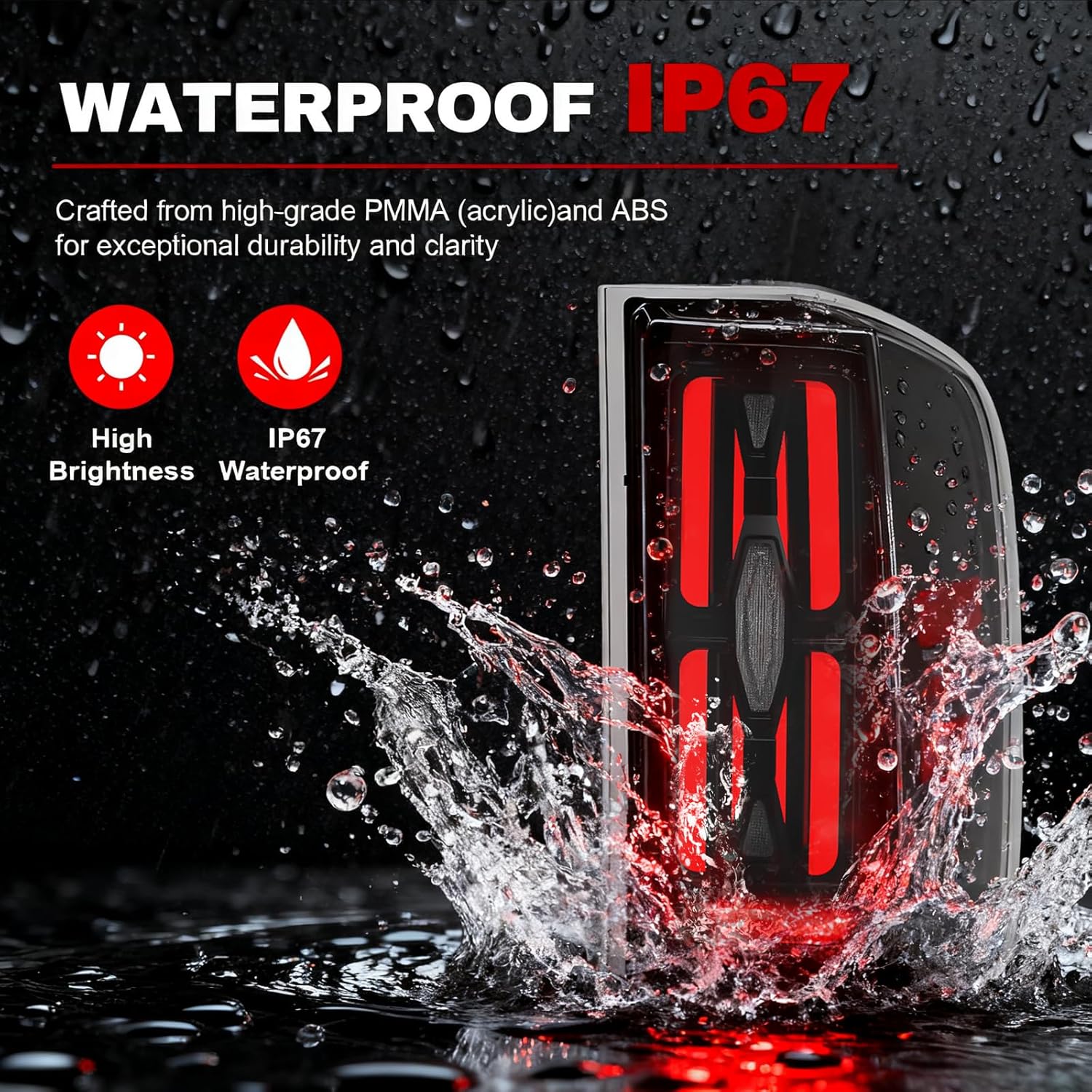 OKSIWA Sequential LED Tail Lights Assemble Fits for 2007-2013 Chevy Silverado 1500& 2007-2014 Chevy Silverado 2500HD/3500HD With Start-Up Animation, Dynamic Turn Signals, Brake Light,Reverse Light-Smoked