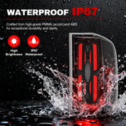 OKSIWA Sequential LED Tail Lights Assemble Fits for 2007-2013 Chevy Silverado 1500& 2007-2014 Chevy Silverado 2500HD/3500HD With Start-Up Animation, Dynamic Turn Signals, Brake Light,Reverse Light-Smoked