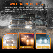 OKSIWA LED Fog Lights for Dodge Ram 1500 2009-2012,Dodge Ram 2500 2010-2018,Dodge Ram 3500 2012-2018 Pickup Truck Bumper Fog Lamps Replacement