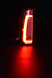 OKSIWA Transparent Full Led Tail Lights Fit for 1988-1999 Chevy GMC C/K Pickup Truck Silverado Tahoe Suburban Sierra Yukon Dynamic Turn Signal Brake Light Reverse Light Starting Animated Rear Light Assembly