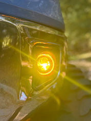 OKSIWA Laser Fog Lights with DRL Fit for Toyota 07-13 Camry,09-13 Corolla,10-11 Prius,06-12 RAV4,08-10 Highlander,12-16 Tacoma Upgrade and Modified 1 Pair Fog Lights Assembly, Front Bumper Driving Fog Lamps