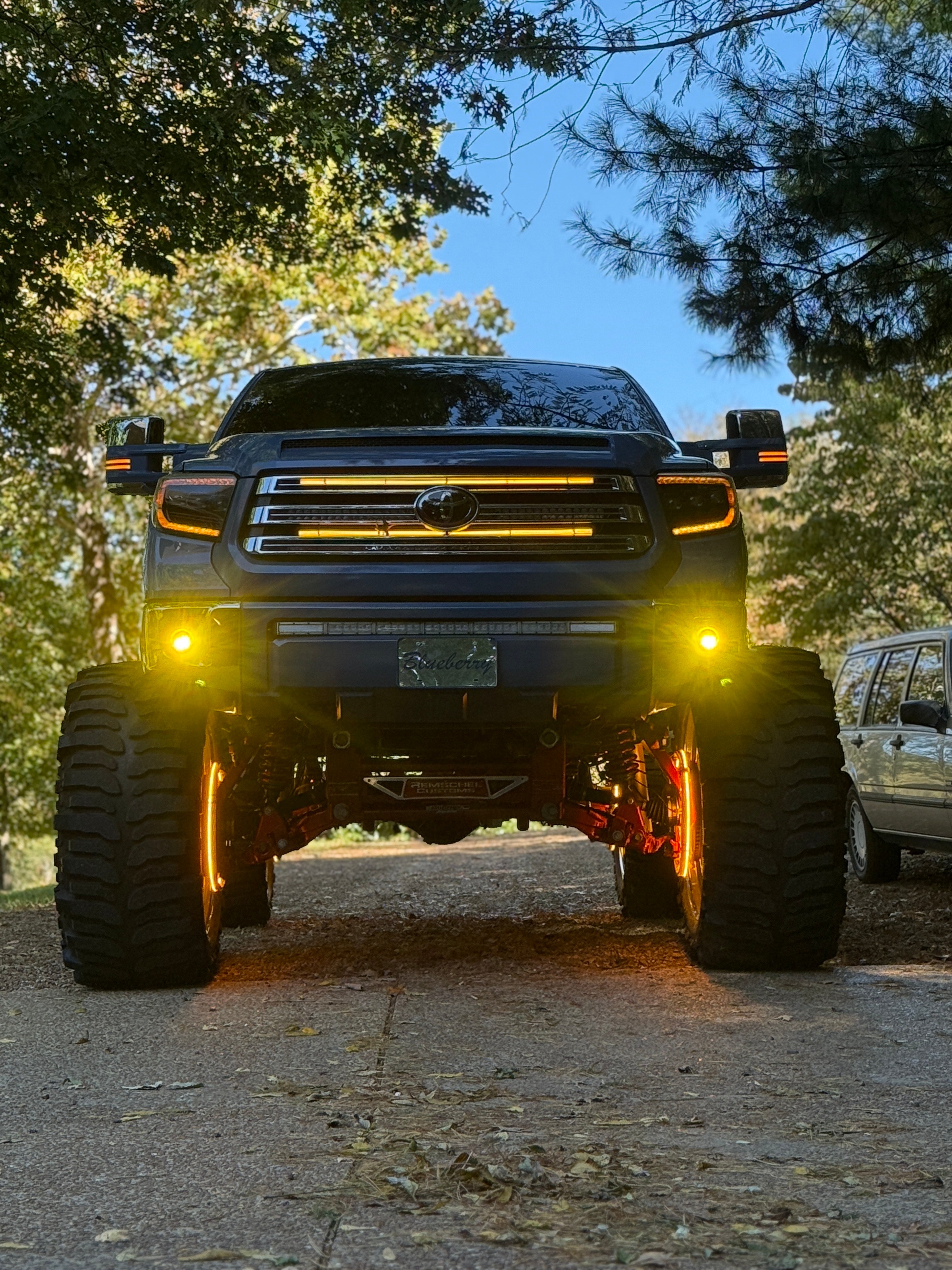 OKSIWA Laser Fog Lights with DRL Fit for Toyota 07-13 Camry,09-13 Corolla,10-11 Prius,06-12 RAV4,08-10 Highlander,12-16 Tacoma Upgrade and Modified 1 Pair Fog Lights Assembly, Front Bumper Driving Fog Lamps