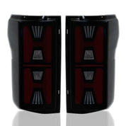 OKSIWA Sequential Full Led tail lights for 2015-2020 Ford F150 Starting Animated Rear Light Assembly, Dynamic Turn Signal,Brake Light,Reverse Light Smoked