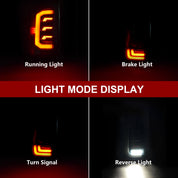 OKSIWA Sequential Full Led tail lights for 2003-2006 Dodge RAM 1500 2500 3500 Starting Animated, Dynamic Turn Signal,Brake Light,Reverse Light Smoked Rear Light Assembly
