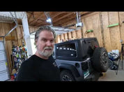 OKSIWA LED Tail Lights Fit For 2007-2018 Jeep Wrangler JK JKU Sport/Sahara/Rubicon, with Starting Dynamic Animation,Unique Shaped Design