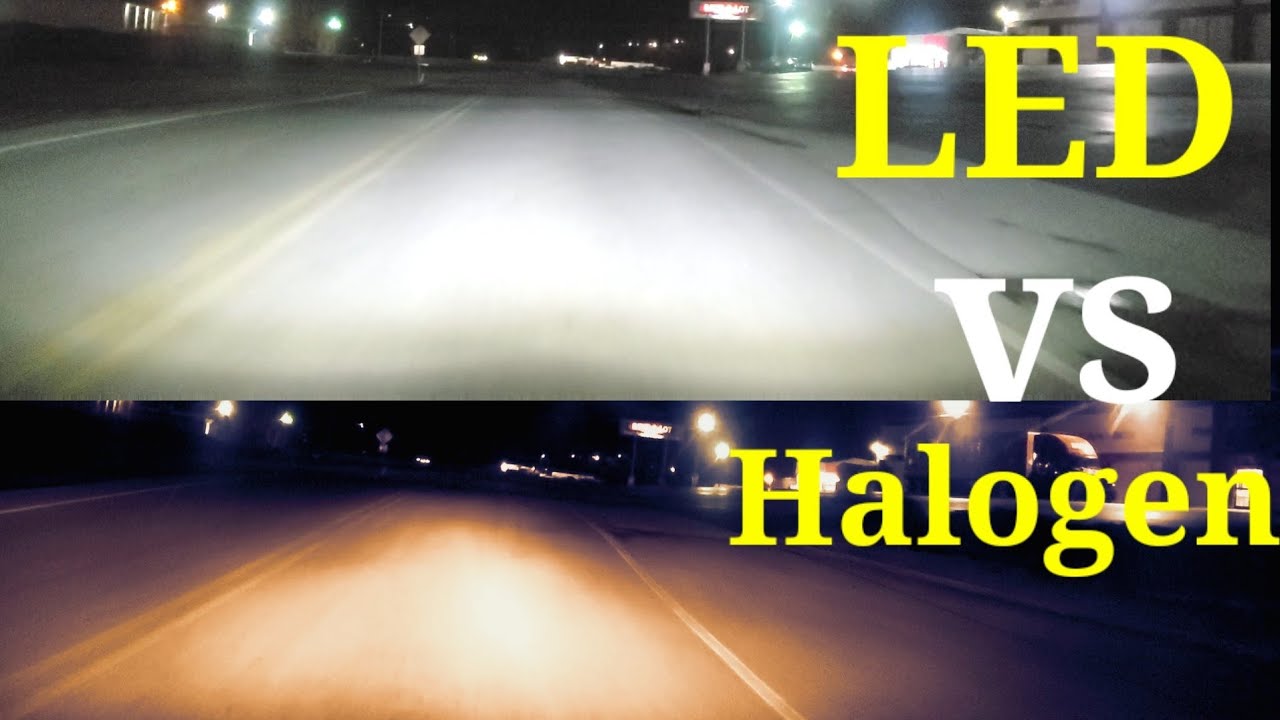 LED Car Lights vs Halogen Car Lights