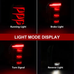 Animated Sequential Smoked LED Tail Lights for 2007-2013 GMC Sierra 1500 2500HD 3500HD Plug & Play-3