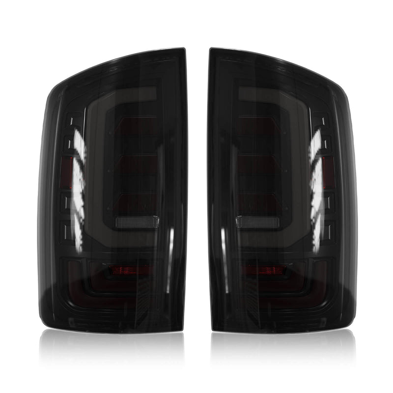 Animated Sequential Smoked LED Tail Lights for 2003-2006 Dodge Ram 1500-3500 Plug & Play-8