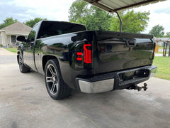 OKSIWA Sequential Led tail lights for 2007-2013 Chevy Silverado 1500 2500HD 3500HD Starting Animated Rear Light Assembly, Dynamic Turn Signal,Brake Light,Reverse Light Smoked-8