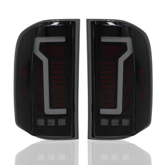 OKSIWA Sequential Led tail lights for 2007-2013 Chevy Silverado 1500 2500HD 3500HD Starting Animated Rear Light Assembly, Dynamic Turn Signal,Brake Light,Reverse Light Smoked-10