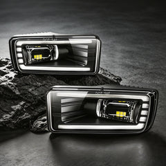 DOT Compliant LED Fog Lights with DRL & Turn Signal for 2007-2015 Chevy Silverado Tahoe Suburban,2007-2013 Avalanche Plug & Play-1