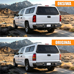 Sequential Smoked LED Tail Lights for 1999-2006 GMC Sierra & 1999-2002 Chevy Silverado Plug & Play Waterproof-5