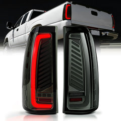 Animated Sequential Smoked LED Tail Lights for 2003-2006 Chevy Silverado Plug & Play-8