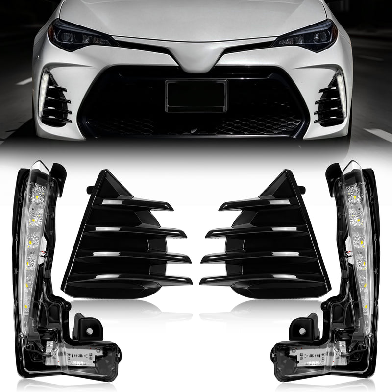 DOT Approved LED Fog Light for 2017–2019 Toyota Corolla SE/XSE, Plug & Play, Waterproof, 1 Pair-1