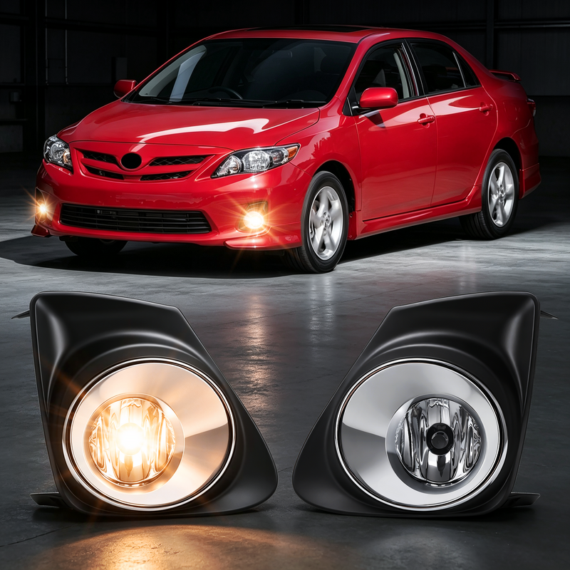 DOT Approved Halogen Fog Light for 2011–2013 Toyota Corolla, 1 Pair-1