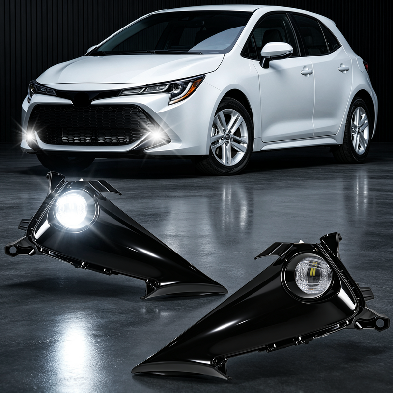 DOT Approved LED Fog Light with DRL for 2019–2022 Toyota Corolla Hatchback, Plug & Play, 1 Pair-1