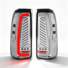 Sequential LED Tail Lights with Startup Animation for 1999-2006 GMC Sierra & 1999-2002 Chevy Silverado Clear Lens Plug & Play-7