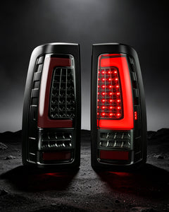 Smoked Full LED Tail Lights for 2003-2006 Chevy Silverado Plug & Play Waterproof-1