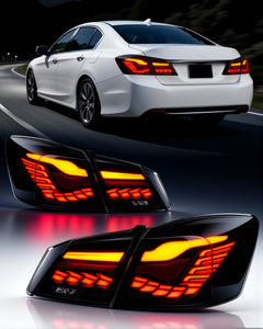 Sequential LED Tail Lights for 2013-2015 Honda Accord LX ,Plug and Play-1