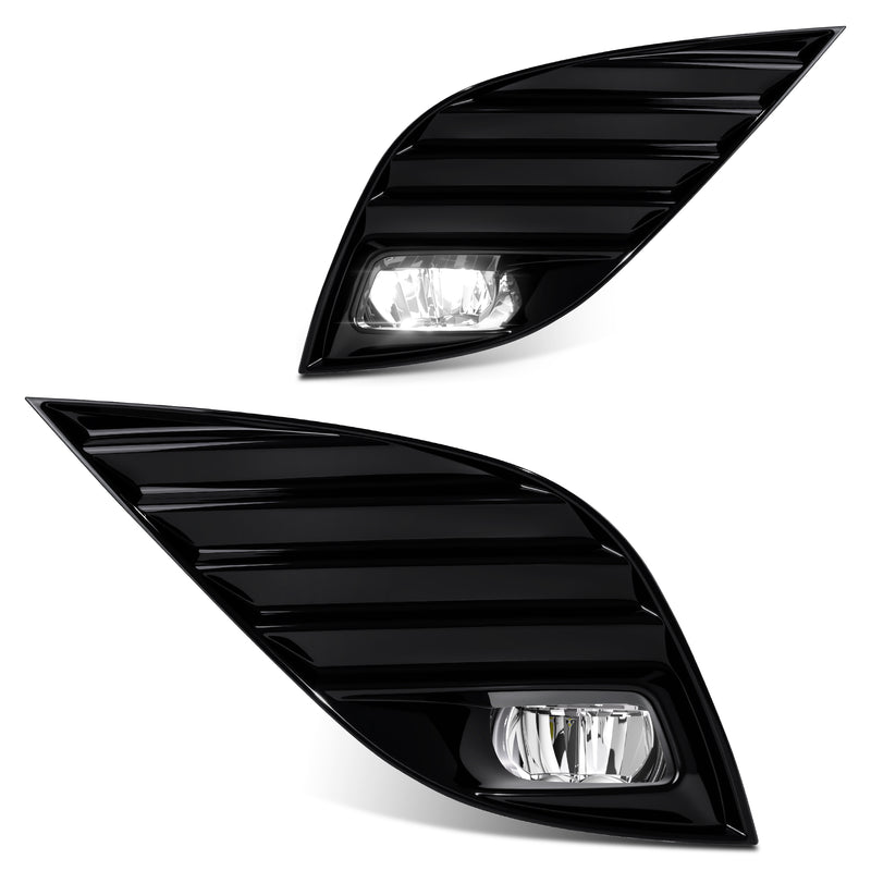 Full LED Fog Light Assembly for 2018–2020 Toyota Camry, Direct Replacement Plug & Play Upgrade, 1 Pair, Black Housing-7