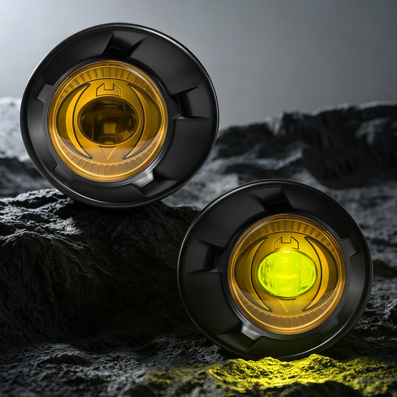 DOT Compliant Yellow LED Fog Lights for 2010-2013 Chevy Camaro Plug & Play-7