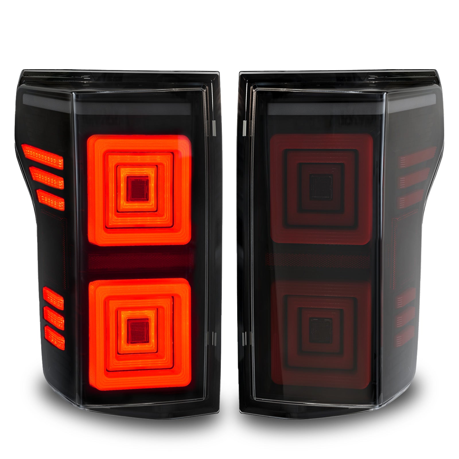 OKSIWA Tail Lights for Ford F-150 2015–2020 Without BSM, Tunnel-Shaped Design, Dynamic Turn Signal, Reverse & Brake Rear Lights Assembly (Not for Blind Spot/Factory LED Models)-7